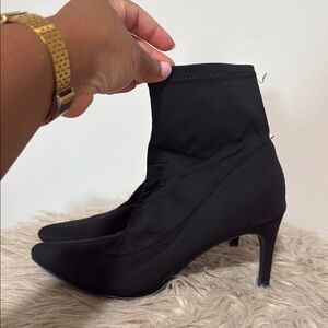 A New Day Black Heeled Boots with Sleek Design